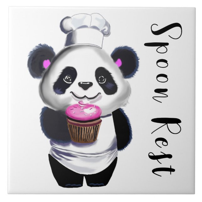 Panda Bear Trivet Spot Rest (Frente)