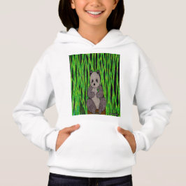Panda (branco) - Moletom de Menina