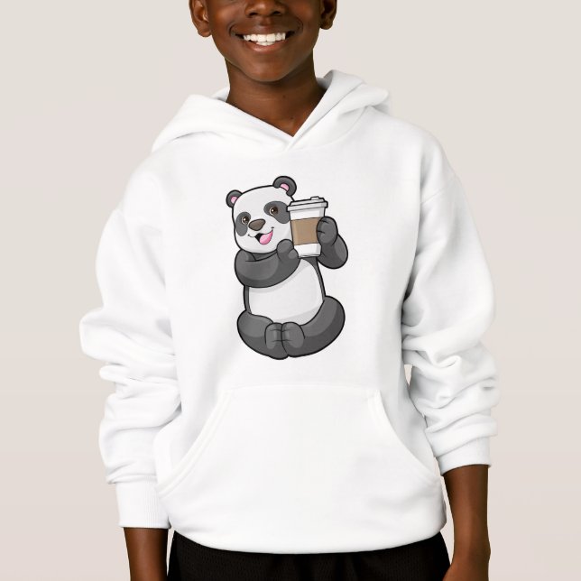 Panda com café para ir (Frente)