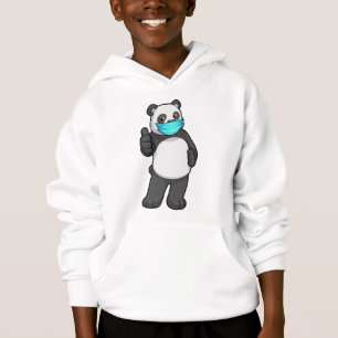 Panda com máscara de rosto