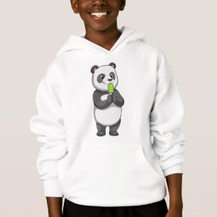 Panda com picolé