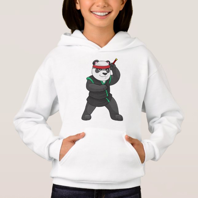 Panda como Ninja em Figurino (Frente)