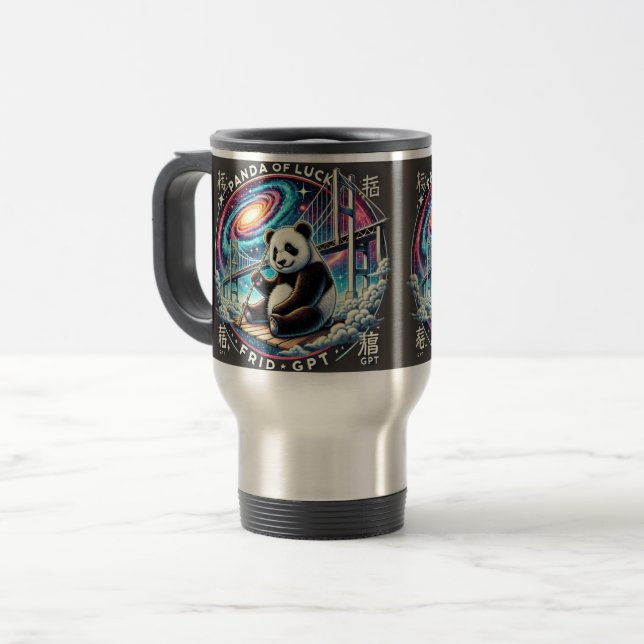 Panda da Caneca de viagem 19 (Frente Esquerda)