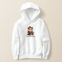 panda de inverno kawaii