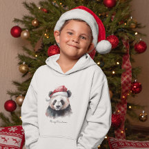 Panda de Natal, personalizável