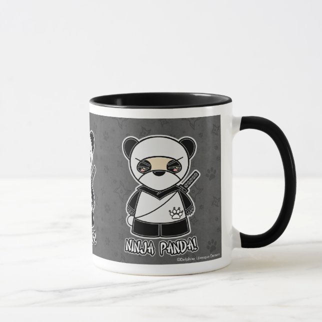 Panda de Ninja! Caneca (Direita)