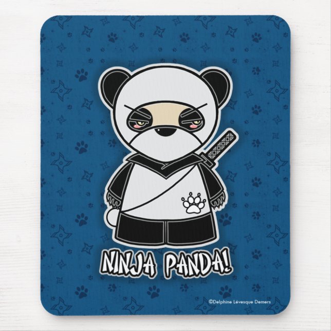 Panda de Ninja! Mousepad (Frente)