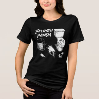 Panda Destruído Funny Racoon Bêbado