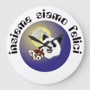 Panda encontro relógio