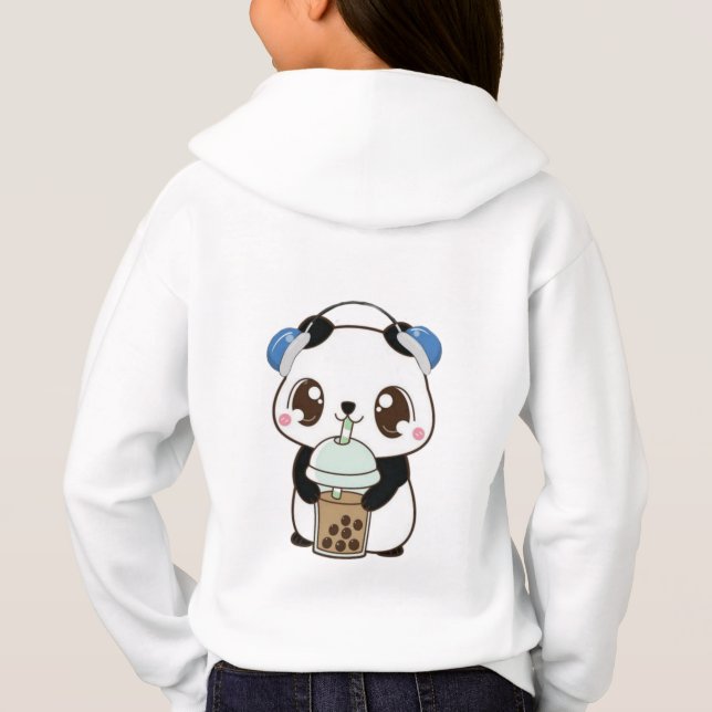 Panda Fofo com Chá de Bolhas (Verso)