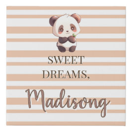 Panda Fofo Personalizado Sonhos Doces