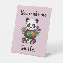 Panda Fofo Você Me Faz Sorrir