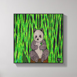 Panda - Impressão em Tela