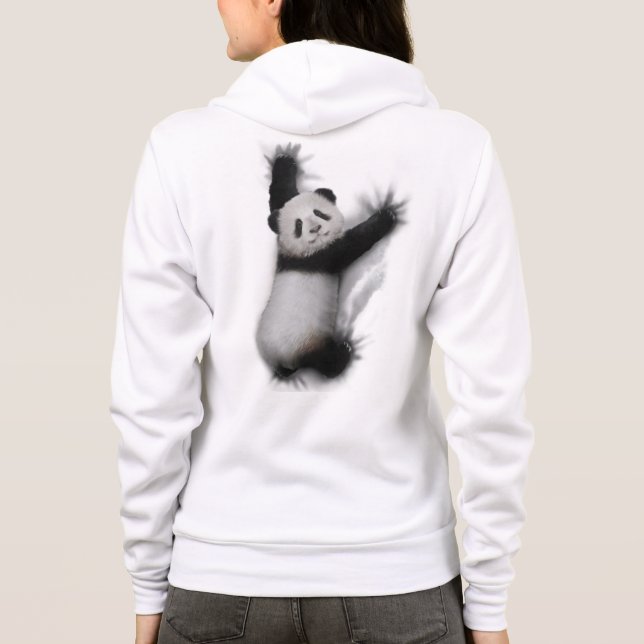 Panda Mostra Presentes De Camisetas De Animais Grá (Verso)