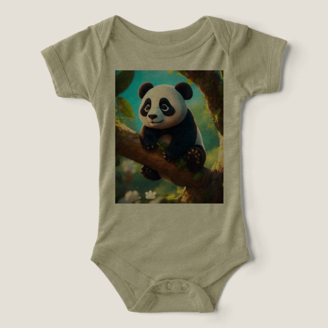 Panda na Árvore Encantada (Design frontal)