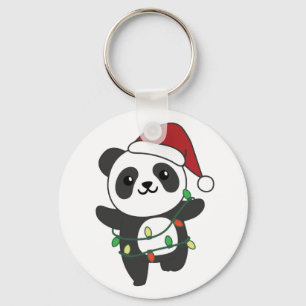Panda Natal Animais de inverno Pandas Chaveiro