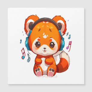 Panda ouvindo música Kpop