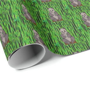 Panda - Papel de embrulho