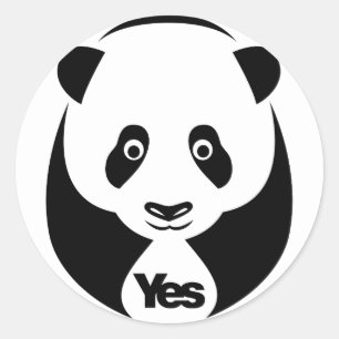 Panda para etiquetas do Yes