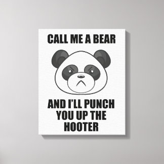 Panda Punch Canvas Print (Iris Wildthyme)