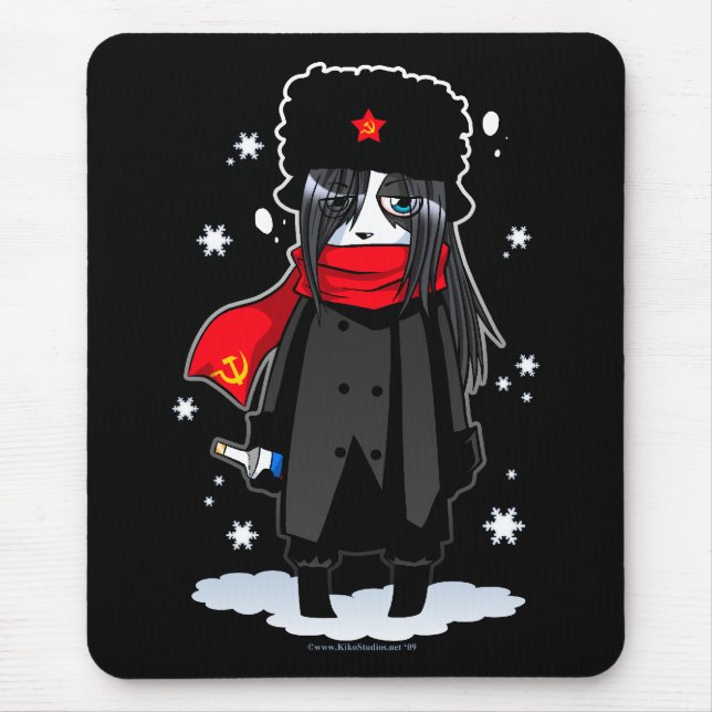 Panda soviética bêbeda Mousepad (Frente)