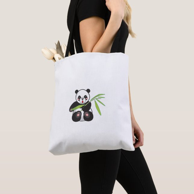 Panda tote bag! (Close Up)