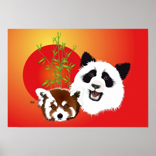 Panda Treffen Poster (Frente)