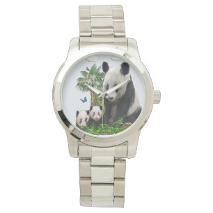Panda ursa relógios de mulheres