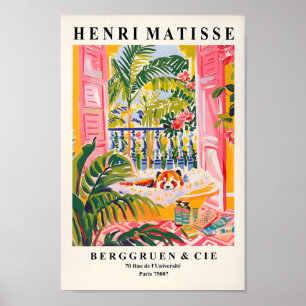 Panda Vermelha Em Bathtub Poster Engraçado, Matiss