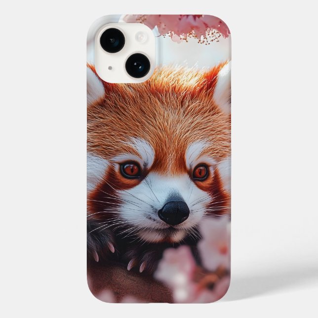 Panda Vermelha Entre Blossomas De Cereja (Verso)