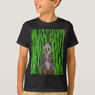 Panda (vívido) - Camiseta Básica Masculina