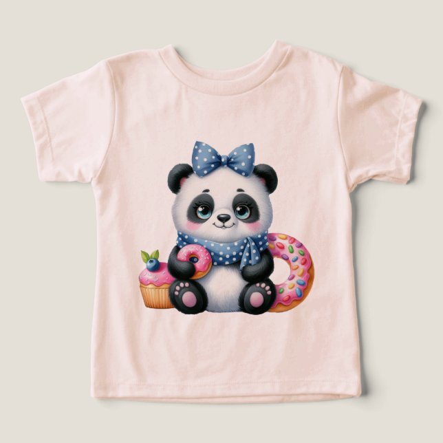 Panda Whit Ribbon (Design frontal)