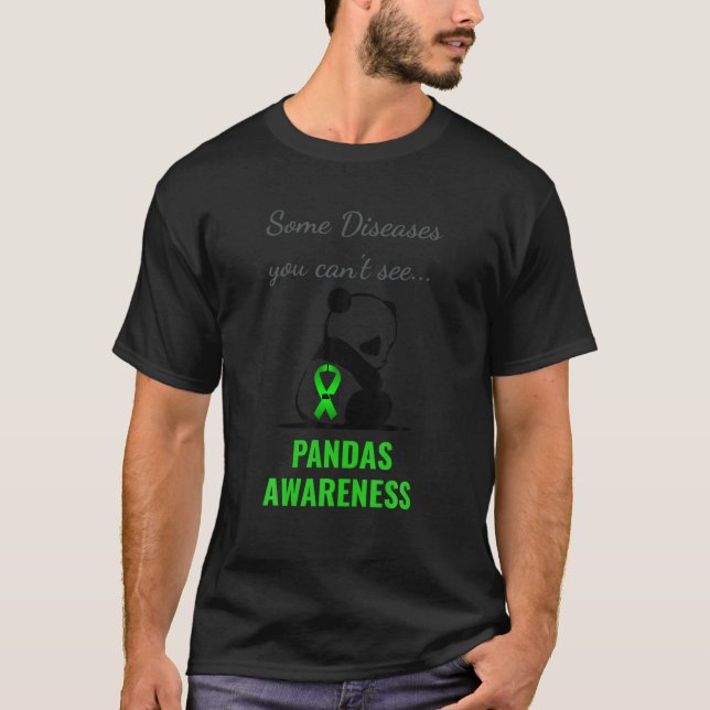 PANDAS PANS Consciência a camisa (Frente)