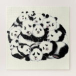 Pandas Quebra-cabeça Funny<br><div class="desc">Quebra-cabeça Engraçados Pandas Jigsee - Pintura MIGNED</div>