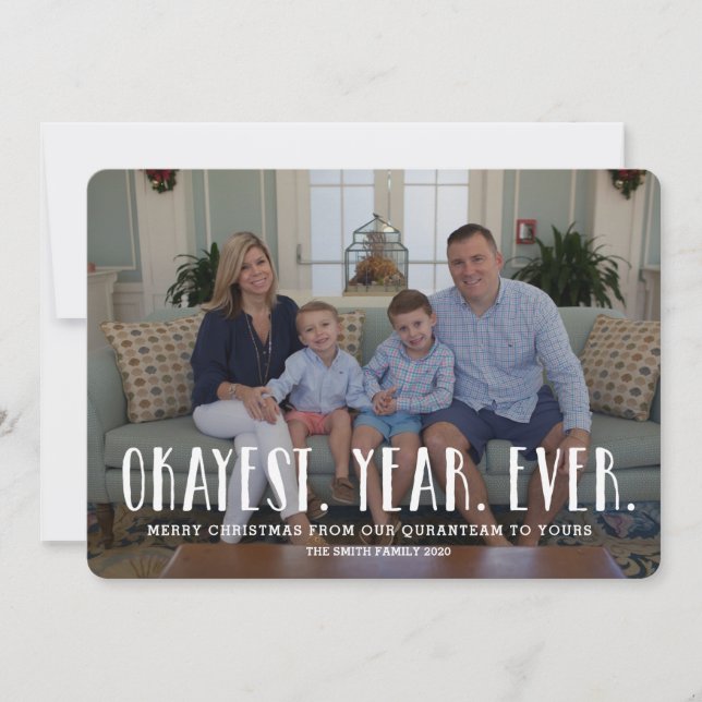 Pandemia engraçada da placa de feriado do cartões  (Frente)