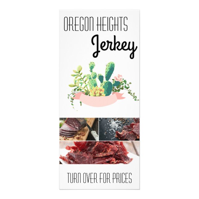 Panfleto 25 pacotes de preços comerciais Bohemian Cactus Su (Frente)