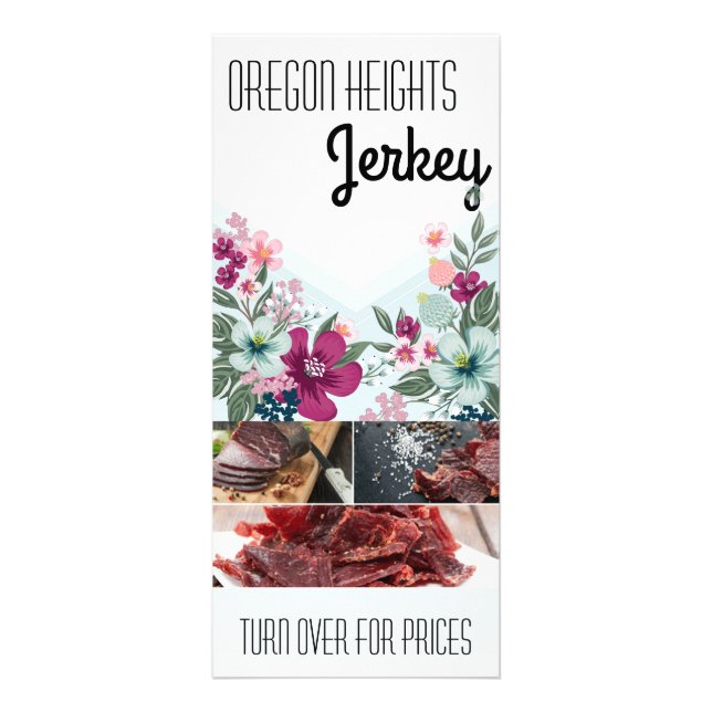 Panfleto 25 Pacotes de Preços Comerciais Flores Tropicais e (Frente)