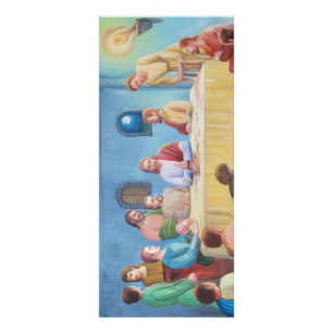 Panfleto A Última Ceia: Jesus e os Discípulos