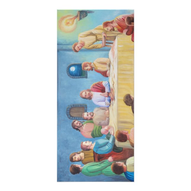 Panfleto A Última Ceia: Jesus e os Discípulos (Frente)