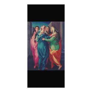 Panfleto A Visitação por Pontormo Arte Fina Maneirista