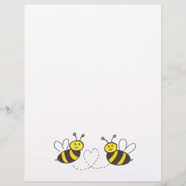 Panfleto Abelhas com Coração (Frente)