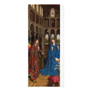 Panfleto Anunciação de Van Eyck Luz Premium da Catedral