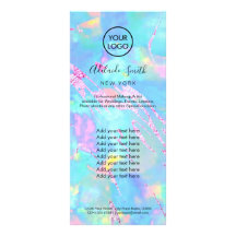 aqua opal faux iridescente