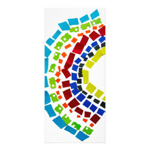 Panfleto Arco-íris de papel