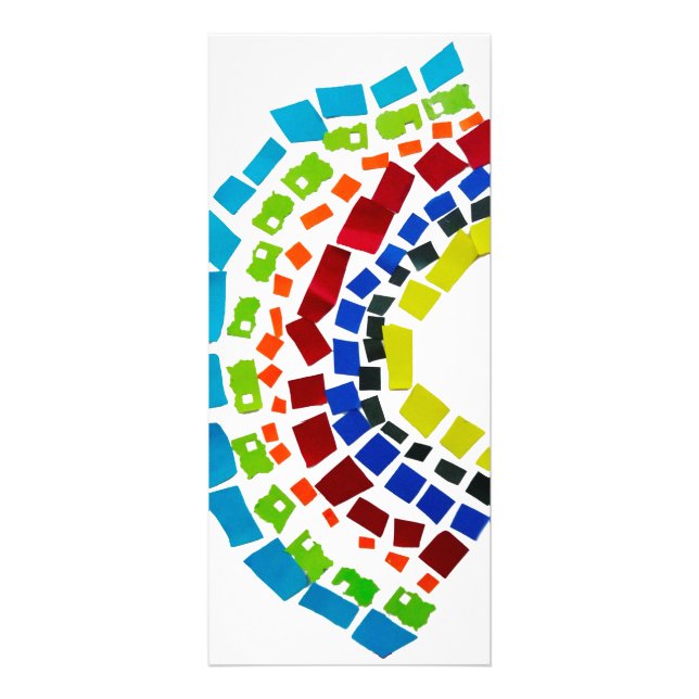 Panfleto Arco-íris de papel (Frente)