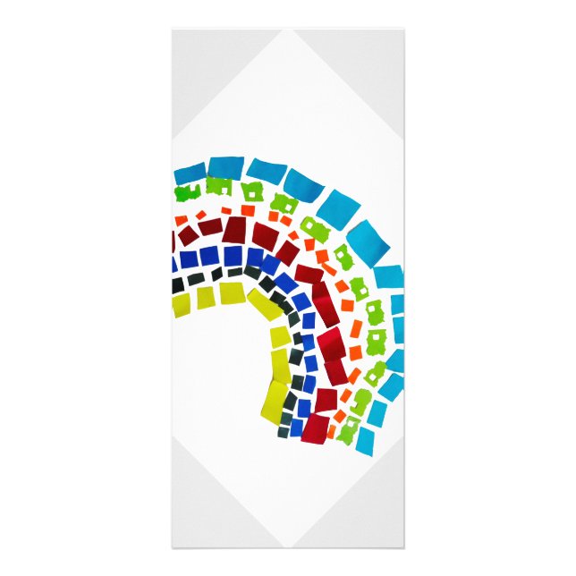 Panfleto Arco-íris de papel (Frente)