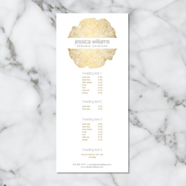 Panfleto Arte de Efeito de Madeira Luxe (Criador carregado)