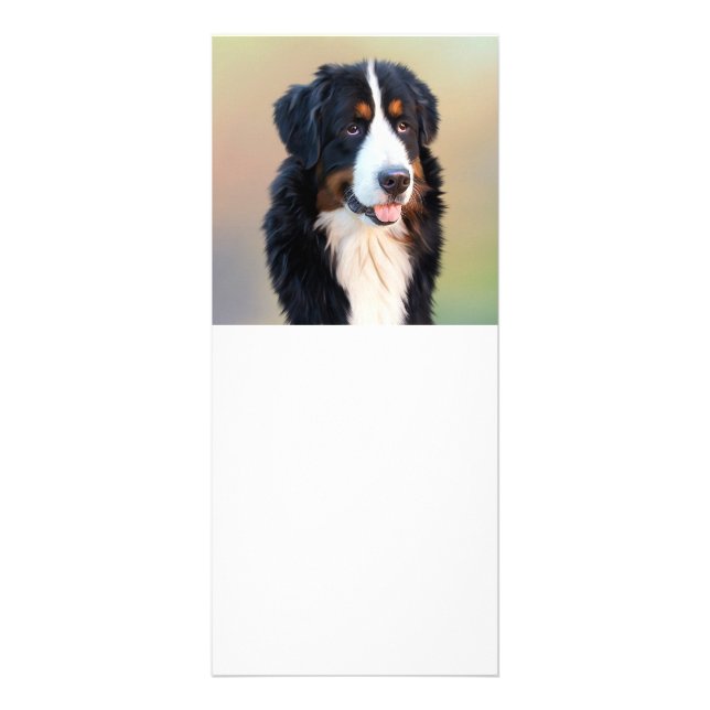Panfleto arte do cão de montanha bernês (Frente)