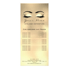 Panfleto Artista de Ativação da Extensão de Lashes da Lista