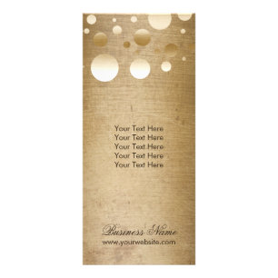 Panfleto Artista Moderno e Dourado Confetti Pontos Grunge